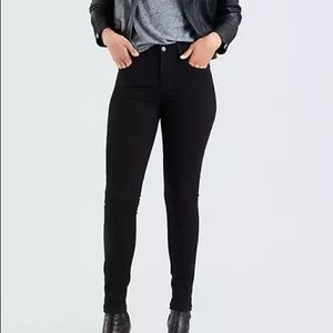 Levi’s high rise style 721 black jeans